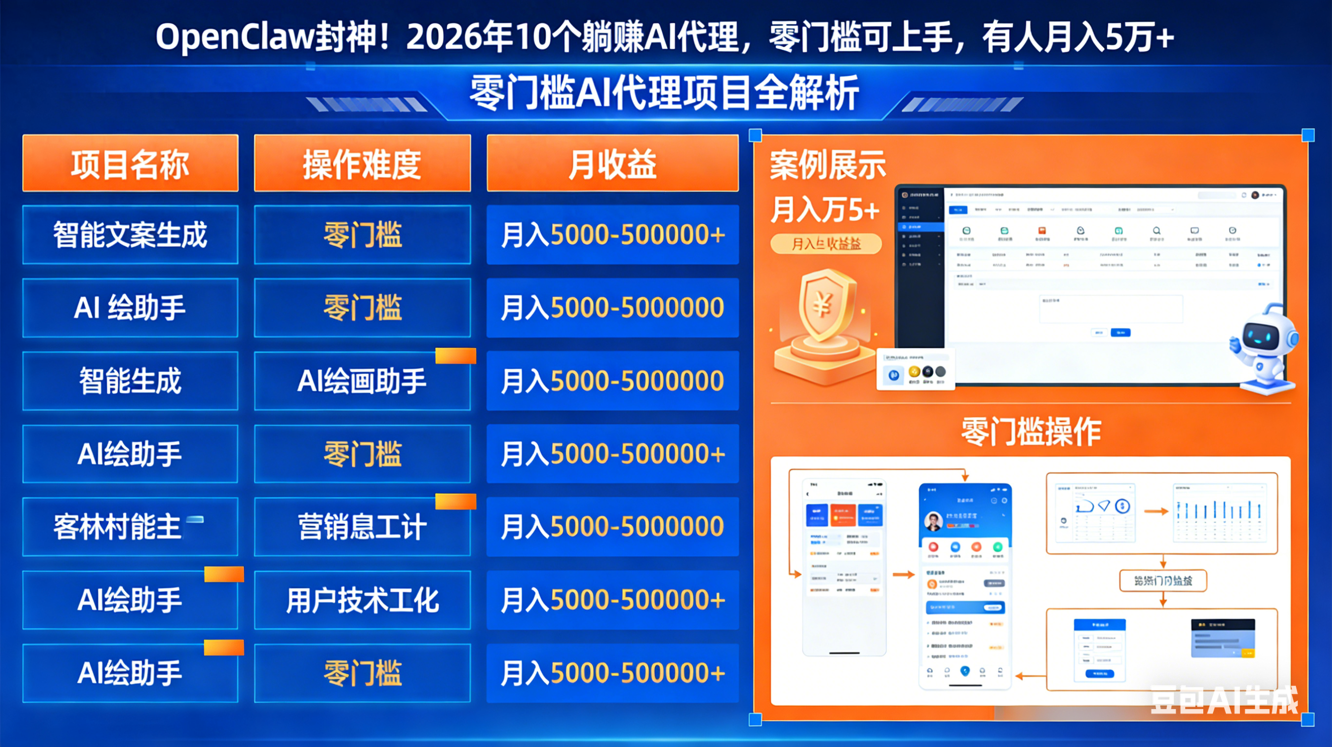 OpenClaw 造富潮：AI 代理的 10 个盈利玩法，普通人也能月入过万
