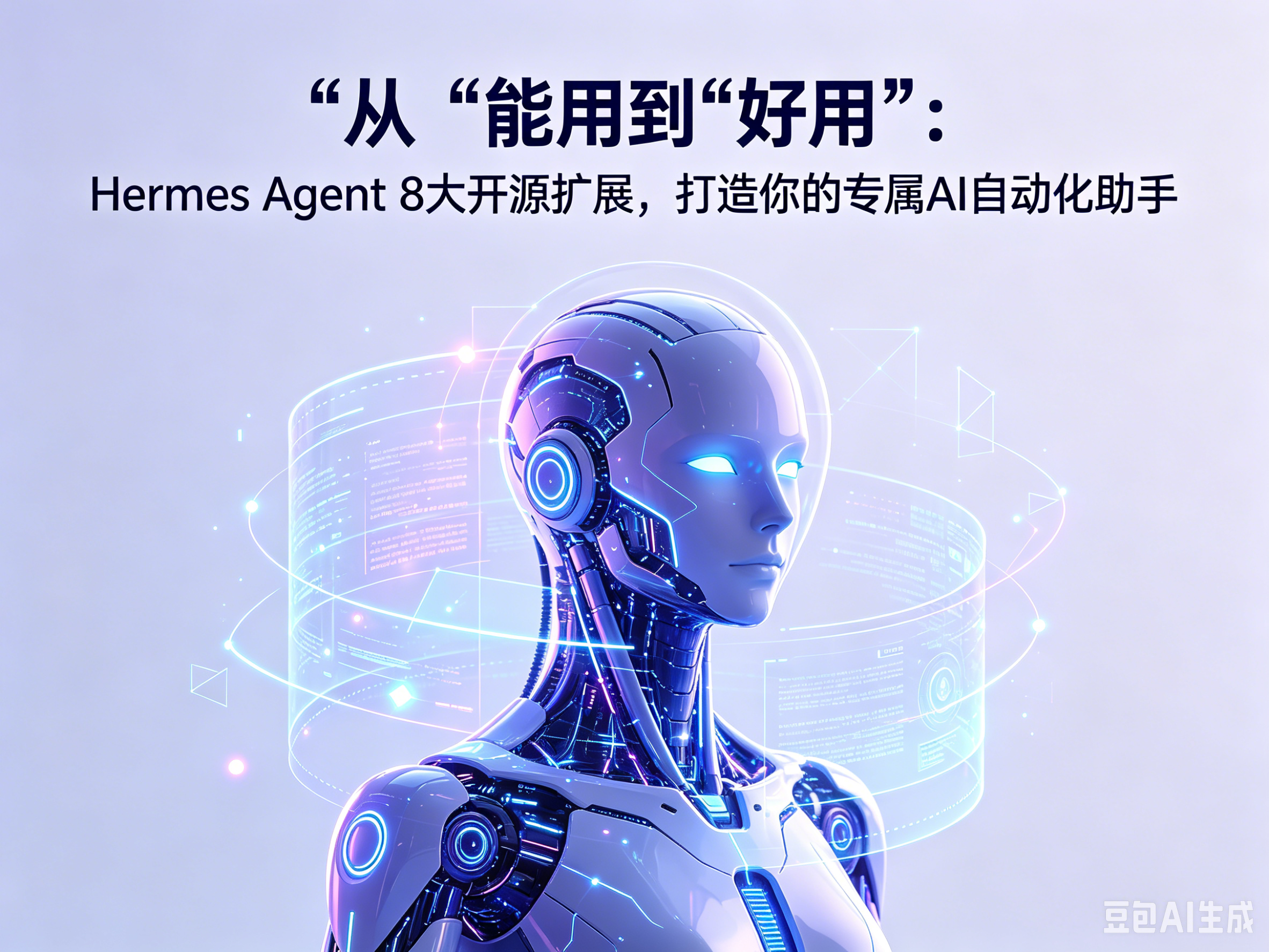 从“能用”到“好用”：Hermes Agent 8大开源扩展，打造你的专属AI自动化助手